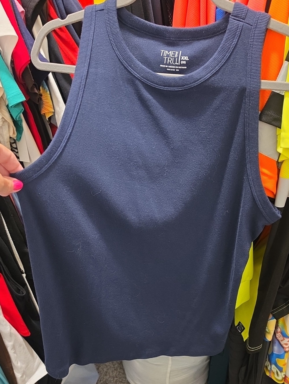 Women's Navy Tank Top